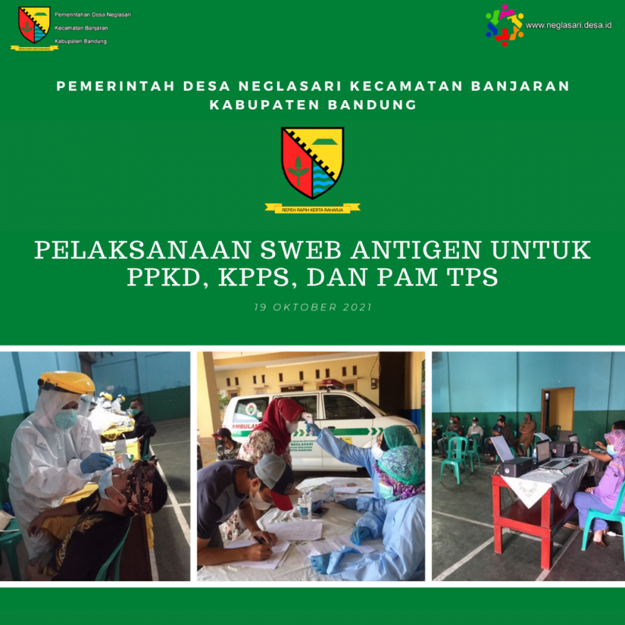 PELAKSANAAN SWEB ANTIGEN UNTUK PPKD, KPPS, DAN PAM TPS